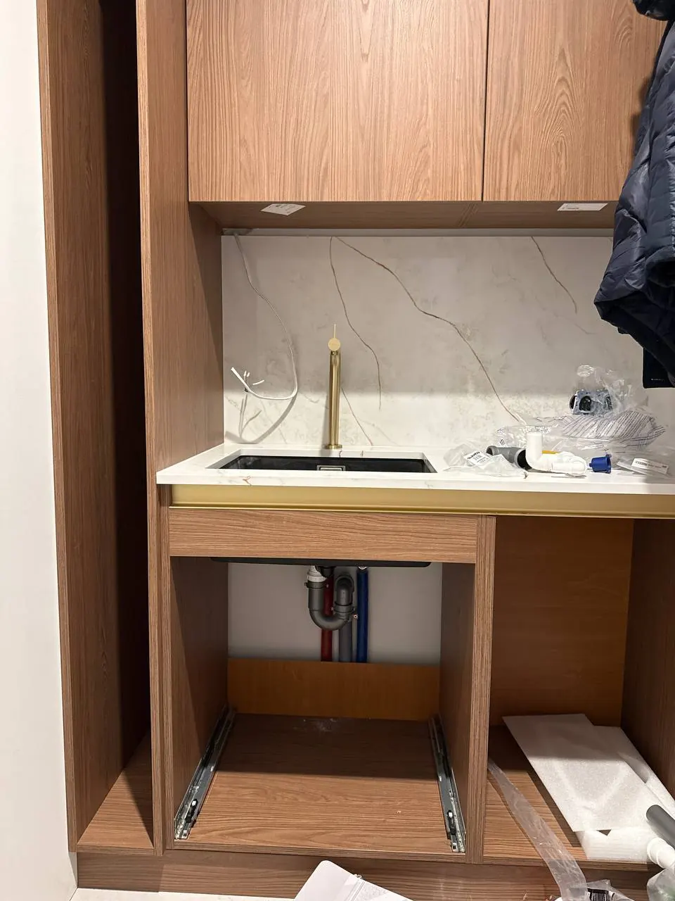 Nowy zlew i podłączenie kuchenne — DobryHydraulik Wrocław